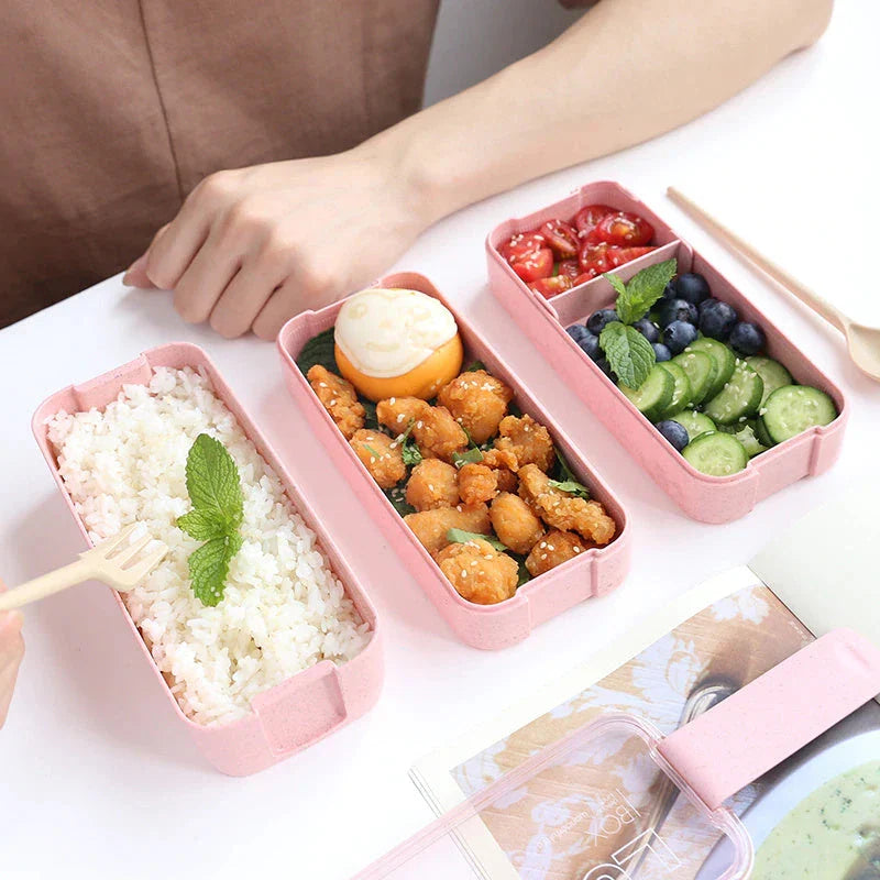Versatile Kiwi Lunchbox with Microwave Heating - Premium Eco-Friendly Design in Vibrant Colours