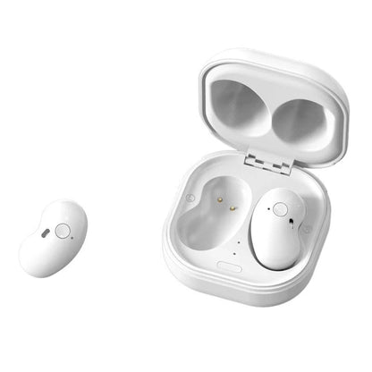 Buds Bluetooth 5.0 Wireless Earbuds in black, white, and rose gold with 9D stereo sound