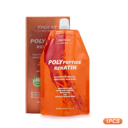PHOFAY POLY KERATIN BURNT HAIR RESTORATION CREAM for damaged hair repair