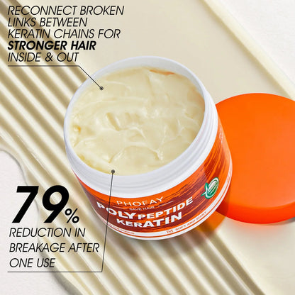 PHOFAY POLY KERATIN BURNT HAIR RESTORATION CREAM for damaged hair repair