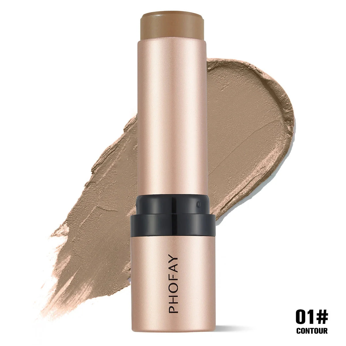 PHOFAY Shaping Contour Stick with removable brush for precise makeup application