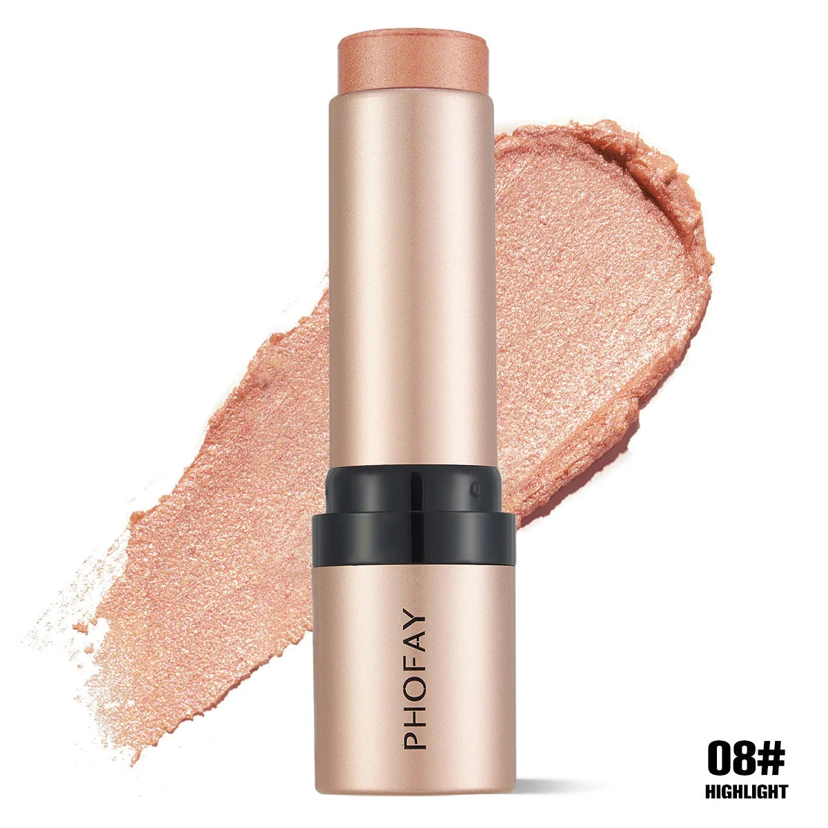 PHOFAY Shaping Contour Stick with removable brush for precise makeup application