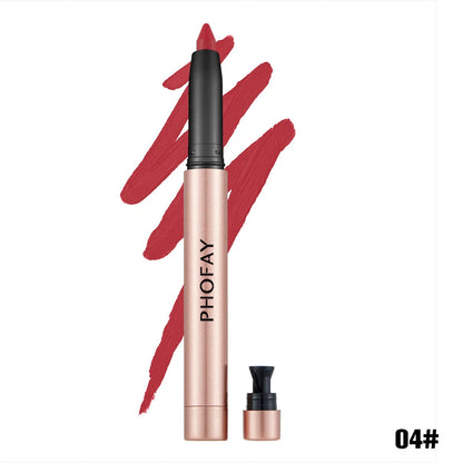 PHOFAY MATTE LIP LINER LIPSTICK PEN with silky matte finish for precise lip definition
