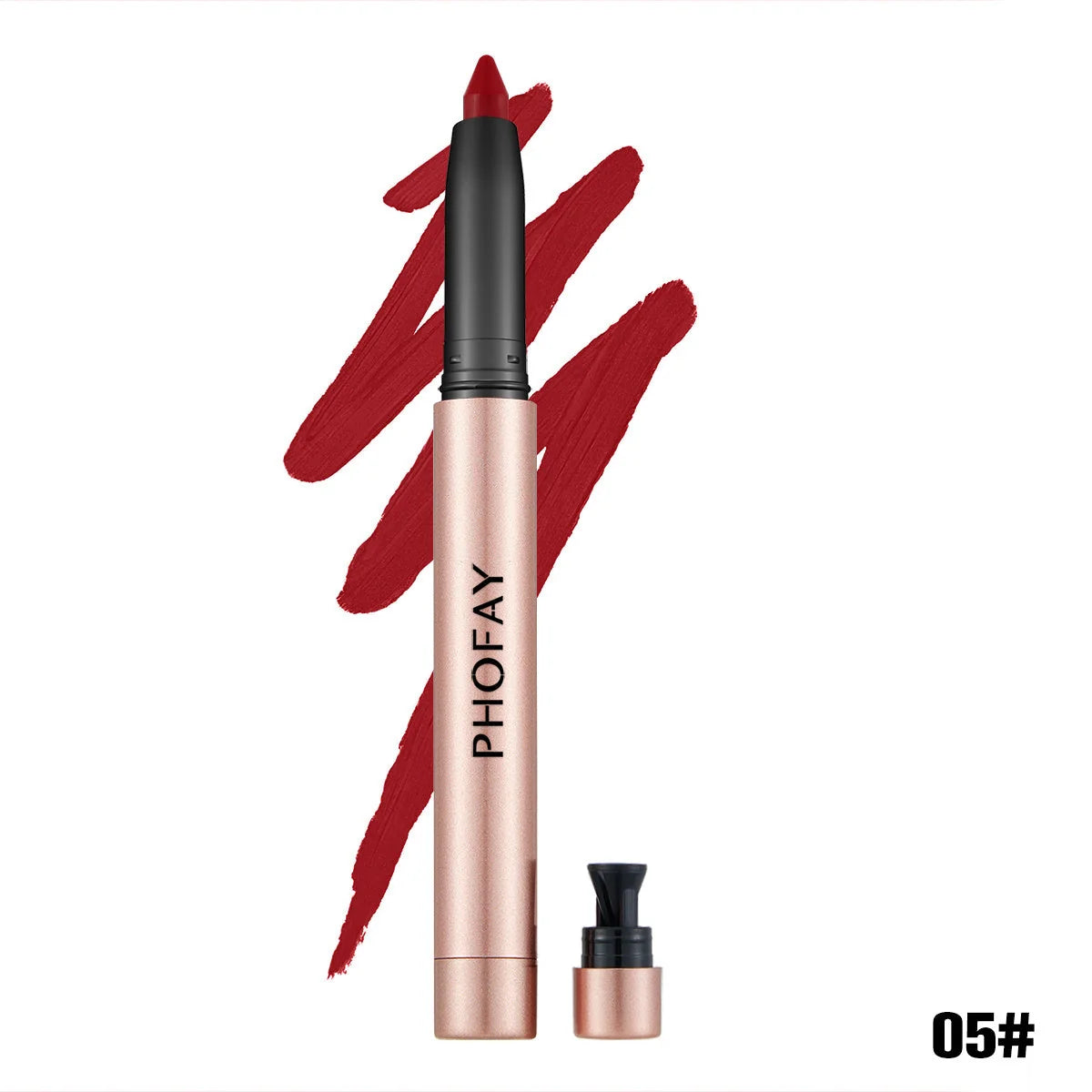 PHOFAY MATTE LIP LINER LIPSTICK PEN with silky matte finish for precise lip definition