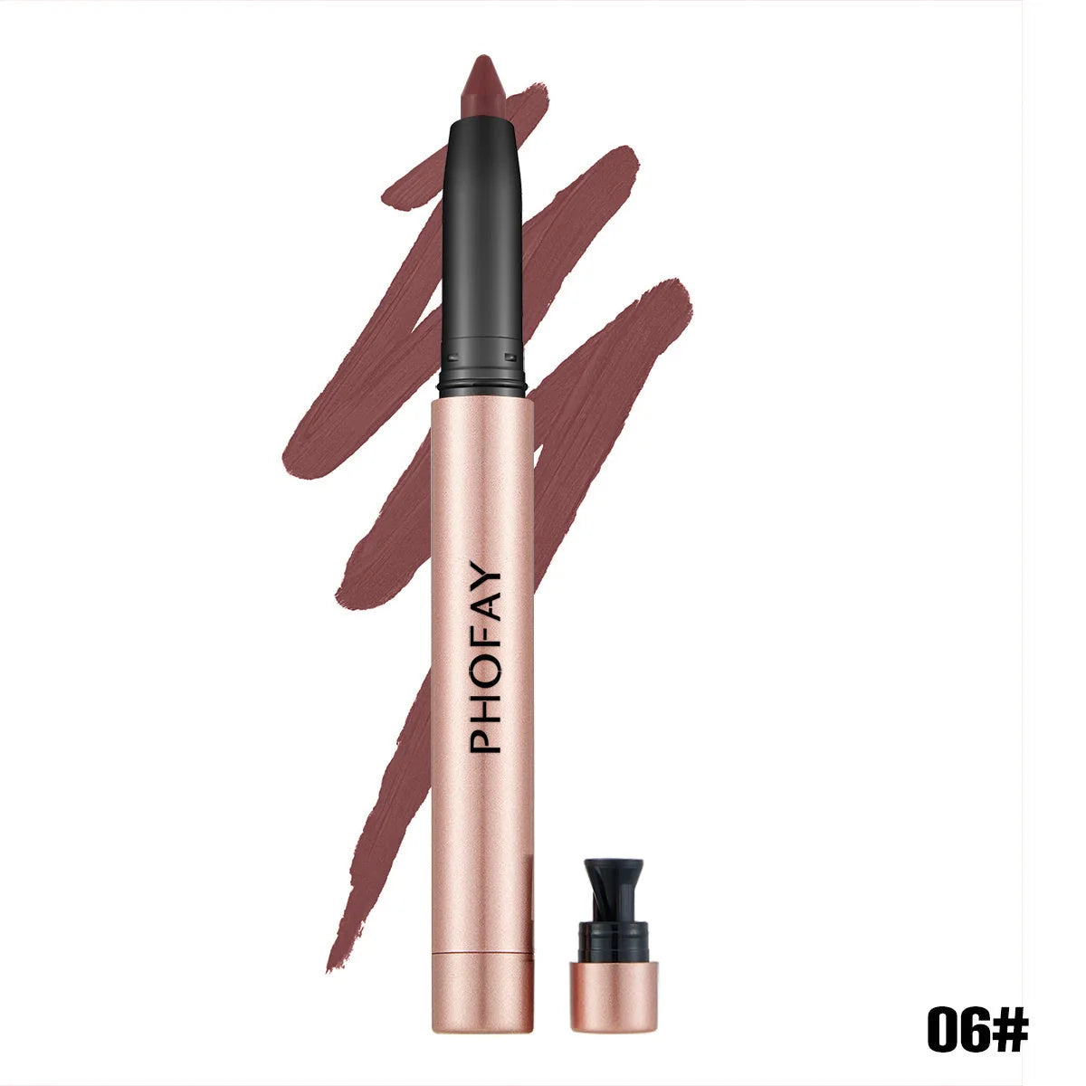 PHOFAY MATTE LIP LINER LIPSTICK PEN with silky matte finish for precise lip definition