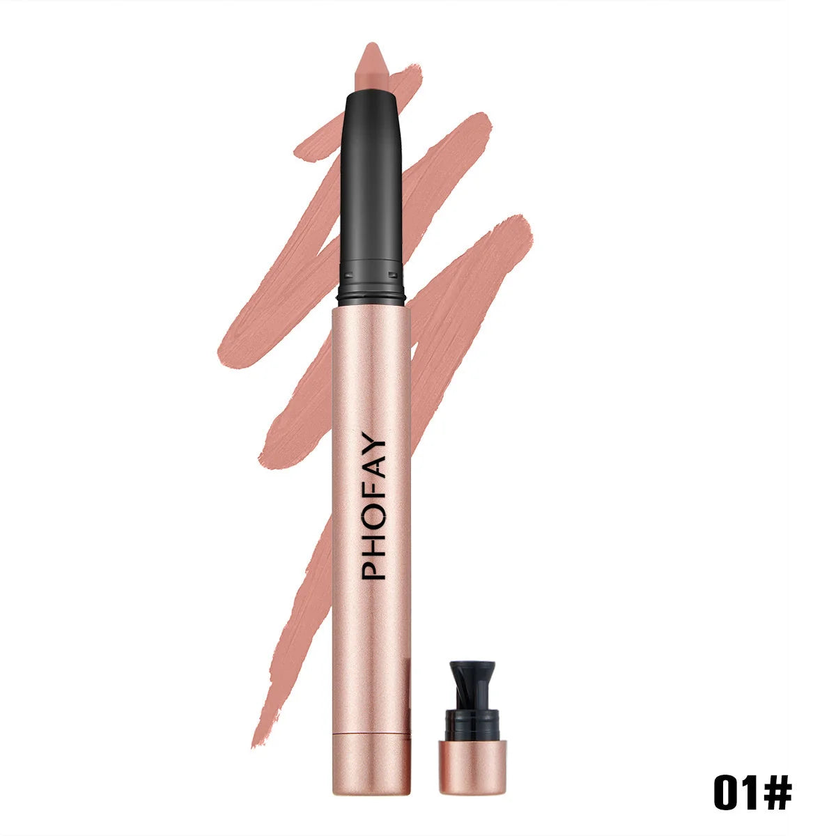 PHOFAY MATTE LIP LINER LIPSTICK PEN with silky matte finish for precise lip definition