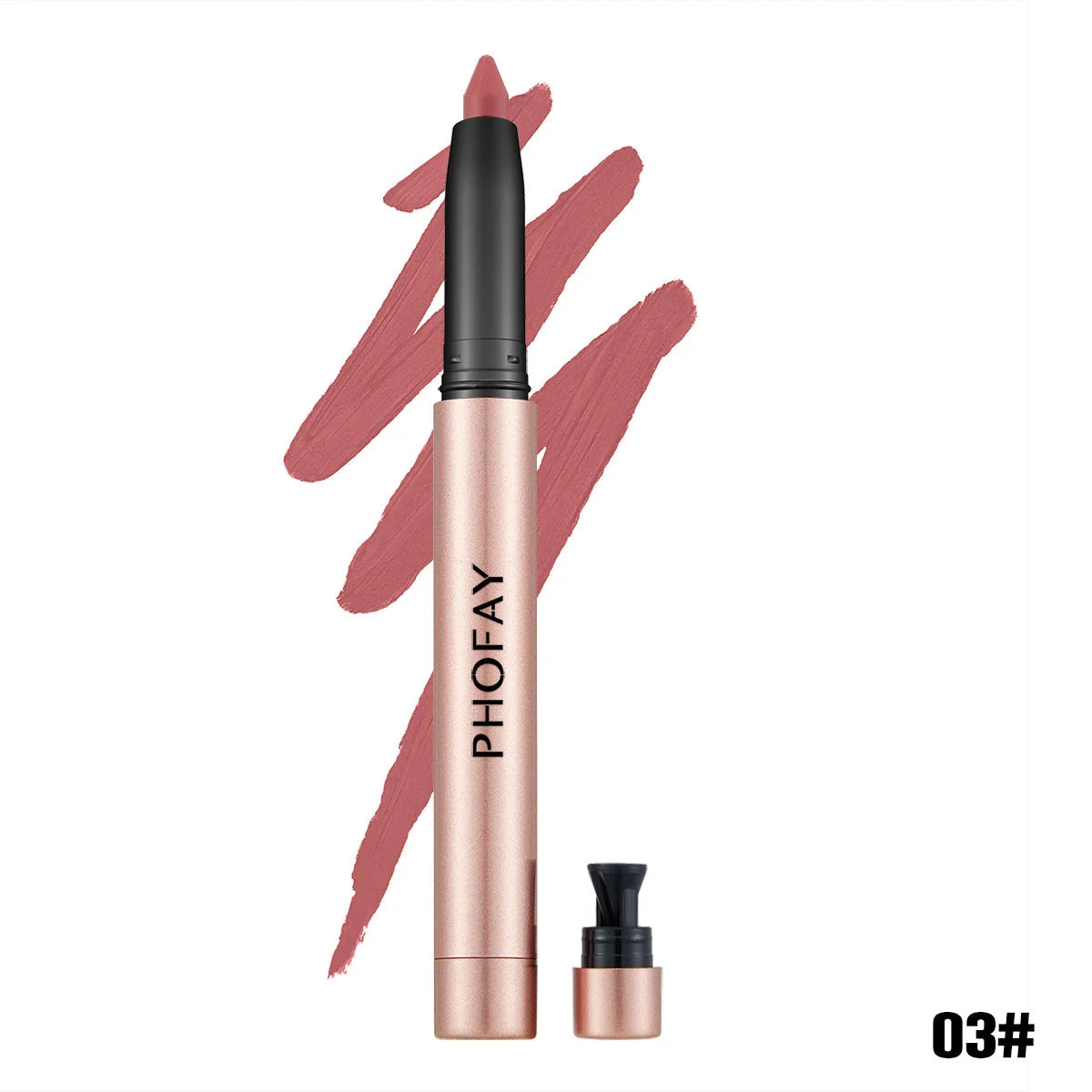 PHOFAY MATTE LIP LINER LIPSTICK PEN with silky matte finish for precise lip definition