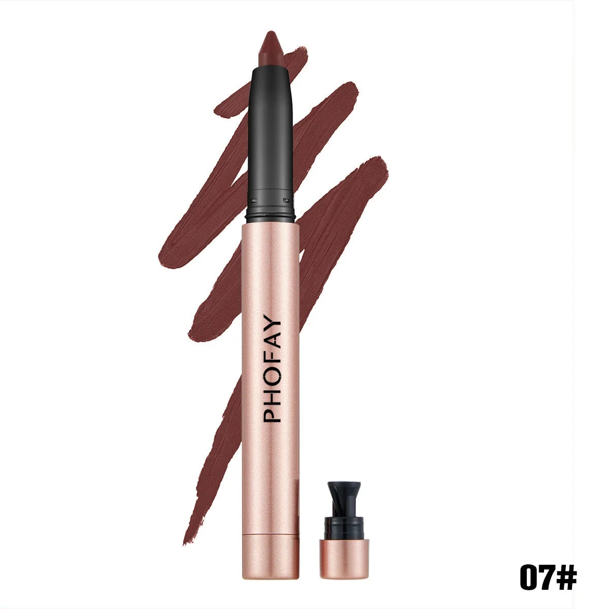PHOFAY MATTE LIP LINER LIPSTICK PEN with silky matte finish for precise lip definition