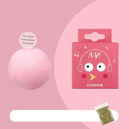 Interactive Pet Gravity Voice Ball with lifelike animal sounds for cats