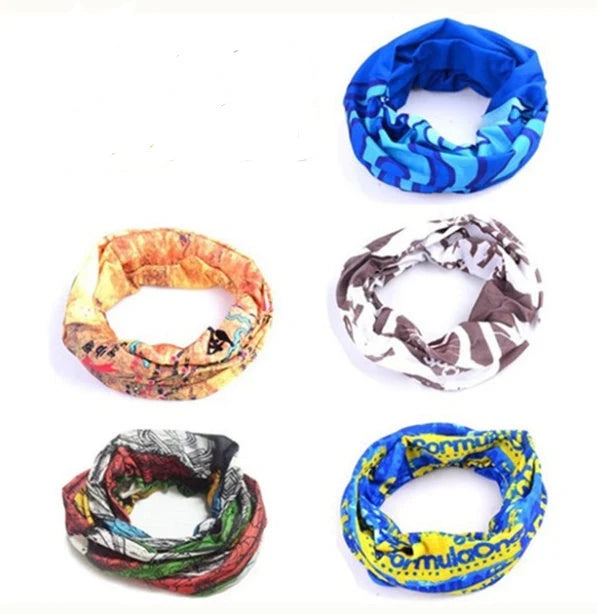 Seamless Outdoor Turban in versatile use as headscarf, scarf, and more