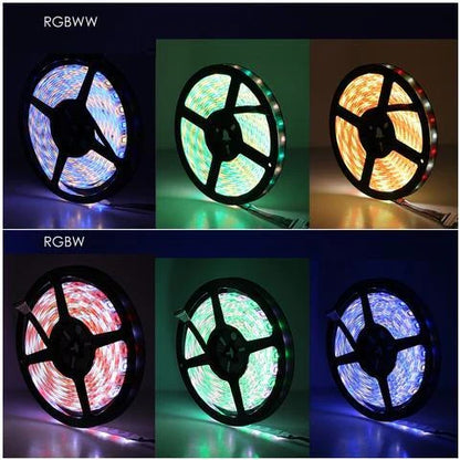 Waterproof LED light strip with 60 high-brightness beads, flexible and durable for any space
