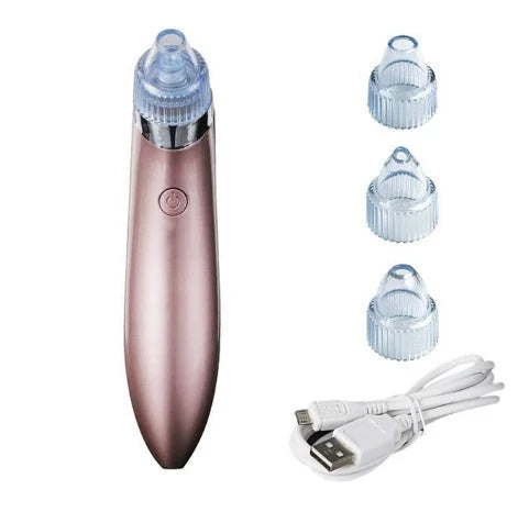 Versatile USB-charged cosmetic tool in various colors, including gold, white, and rose gold, for convenient on-the-go grooming and touch-ups.