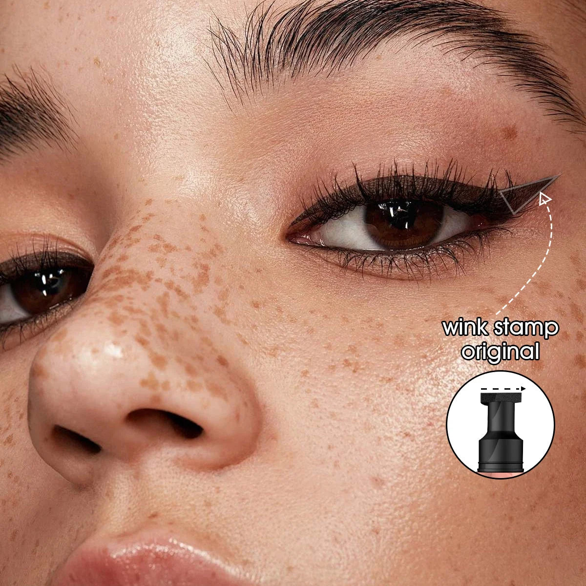 PHOFAY Double Head Seal Liquid Eyeliner with stamp pen for precise makeup application