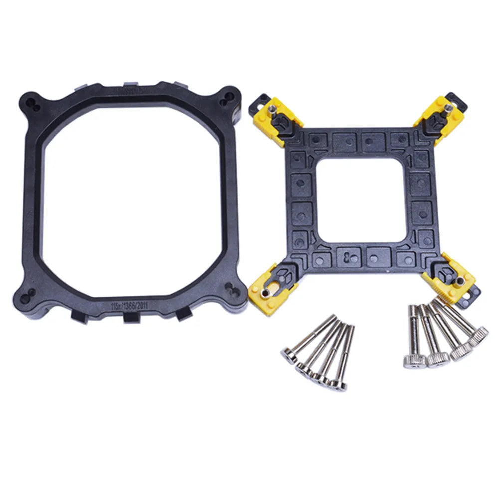 Black plastic CPU support bracket for Intel LGA2011 LGA1150 LGA1155 LGA1156 LGA1366 motherboards