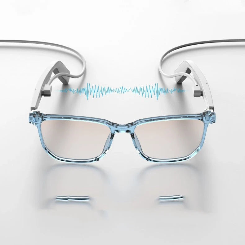 Bluetooth Smart Glasses with anti-blue light and polarised lenses for hands-free calls and music