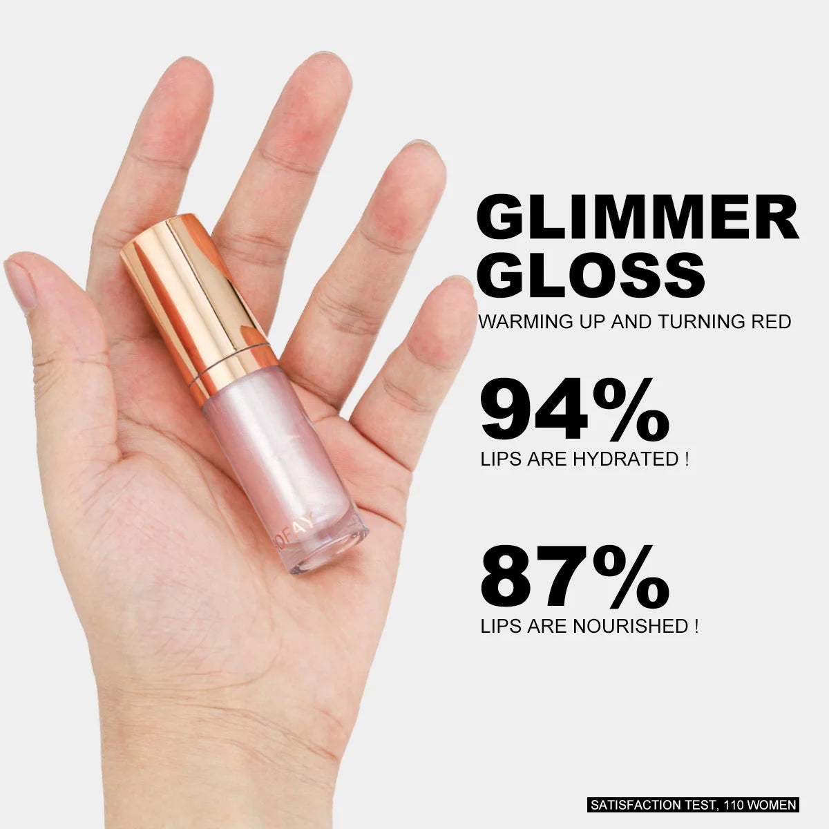 PHOFAY Moisturizing Warm Lip Oil with applicator for easy application