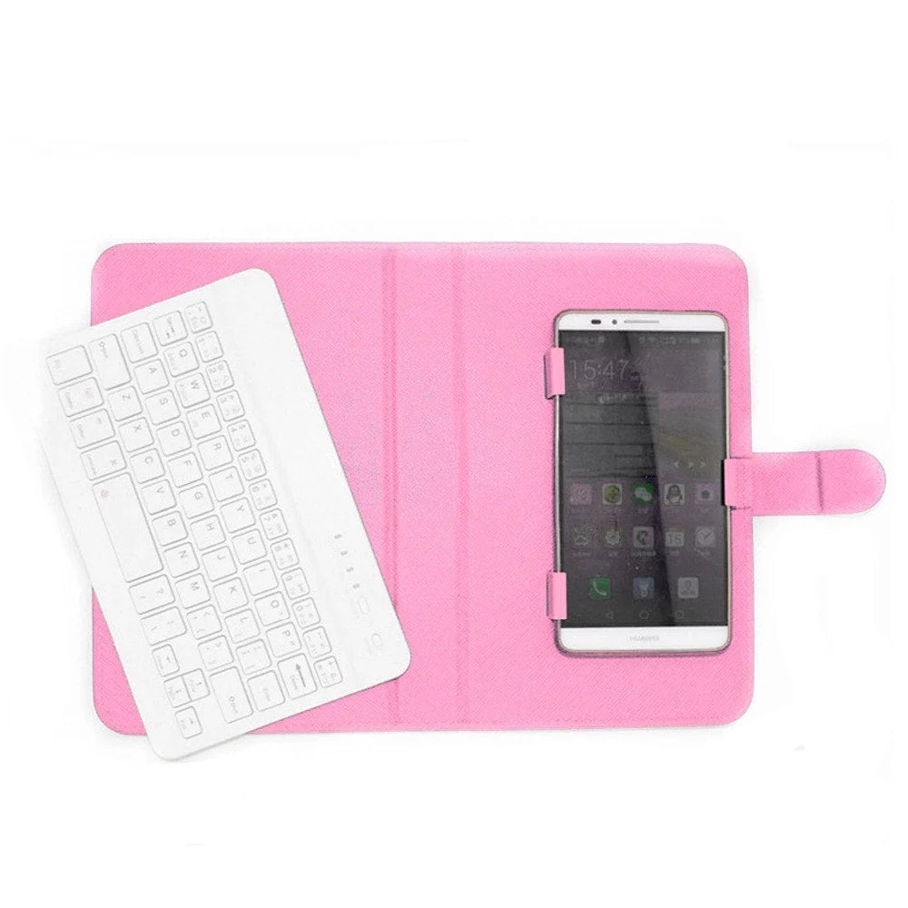 Wireless keyboard case protective cover for Bluetooth devices with compact design