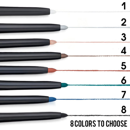 PHOFAY Waterproof Colourful Eyeliner in vibrant colours, perfect for long-lasting, smudge-proof looks.