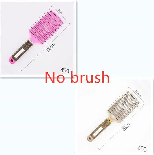 Ultra-Soft Detangling Hair Brush with Scalp Massage - Premium Bristles and Nylon for Effortless Tangle-Free Hair