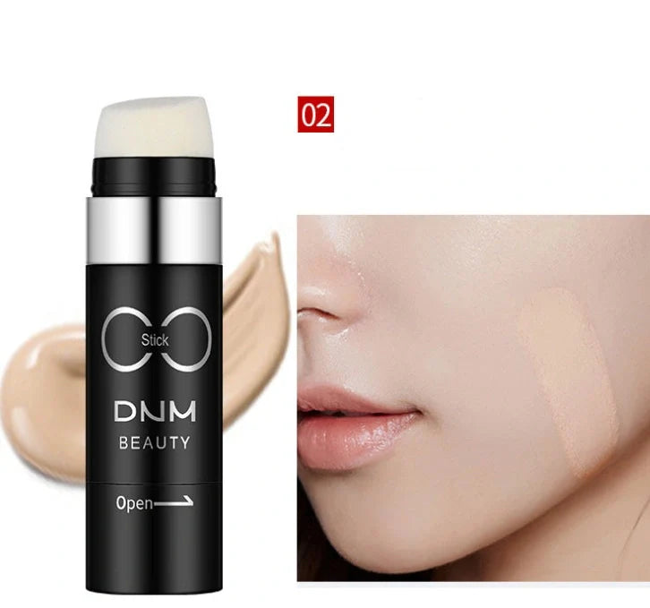 CC rod concealer cushion compact with adjustable silicone applicator tip and refill