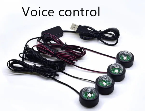 New Star Atmosphere Light Strip with star pattern, 7 colour options, PVC shell, USB connection