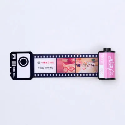 Kodak yellow wooden box film album with tote bag and gifts for photo storage.