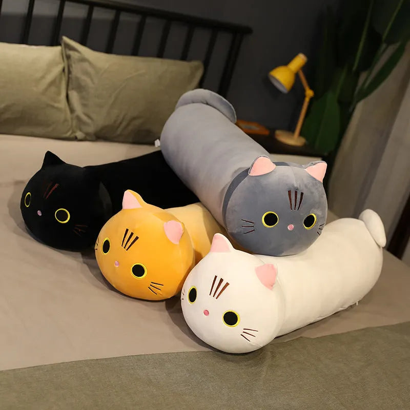 Large cartoon cat plush toy stuffed doll animal pillow cushion in multiple size and colour options