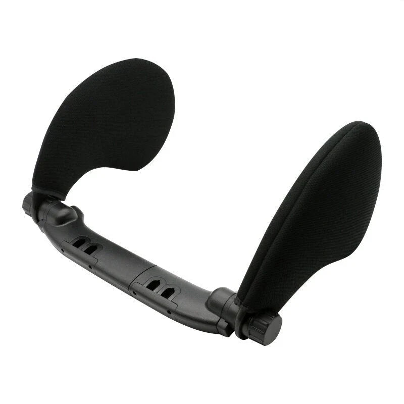 Ergonomic car rear headrest for neck support in various colors