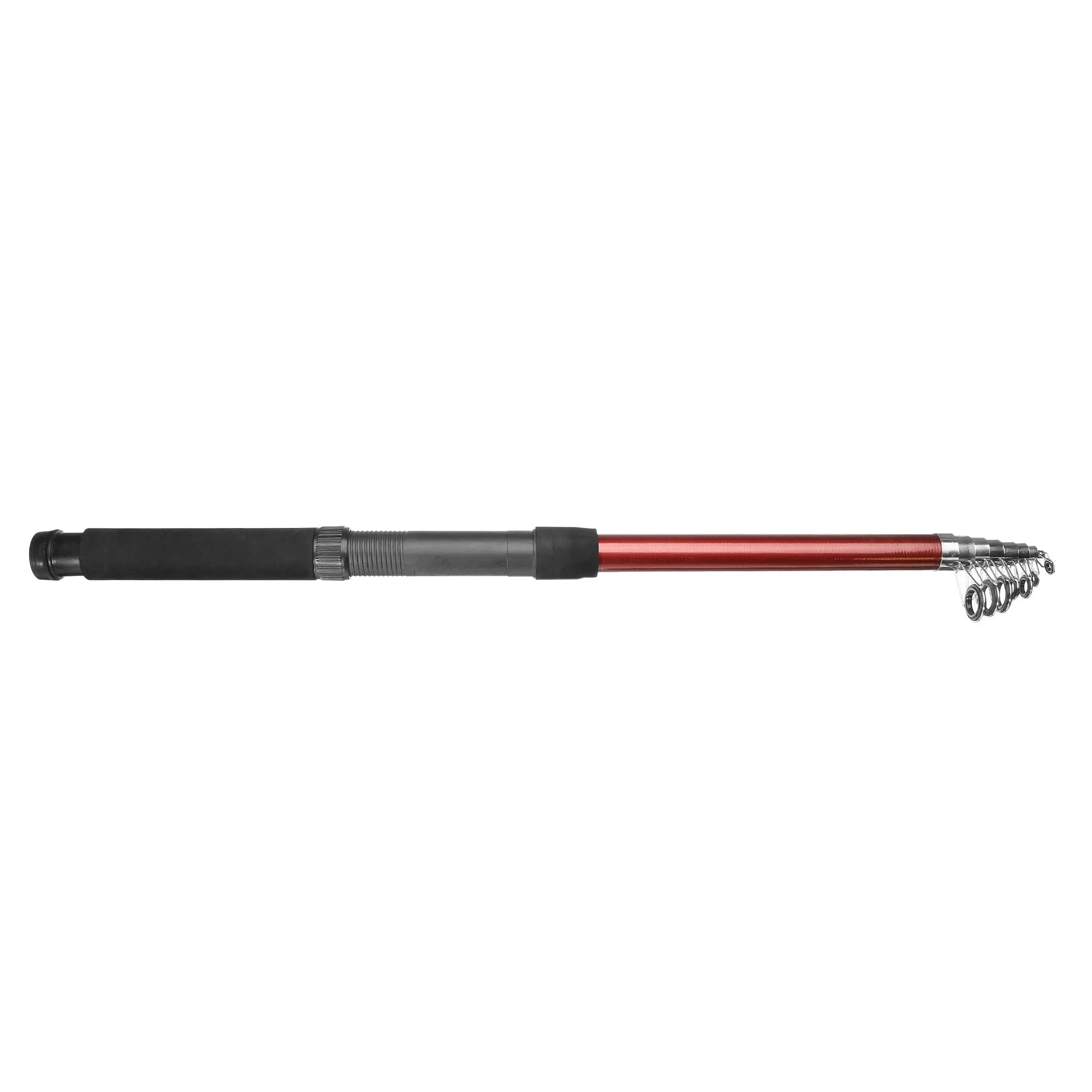 White LED fishing rod light unit with telescopic pole and remote control for outdoor use