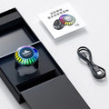 Compact cube voice control Bluetooth atmosphere lamp with polar light effect.