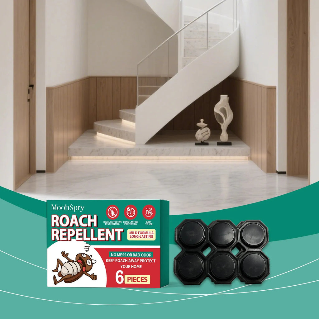Six cockroach bait houses with gel bait containing imidacloprid and dinotefuran for household pest control