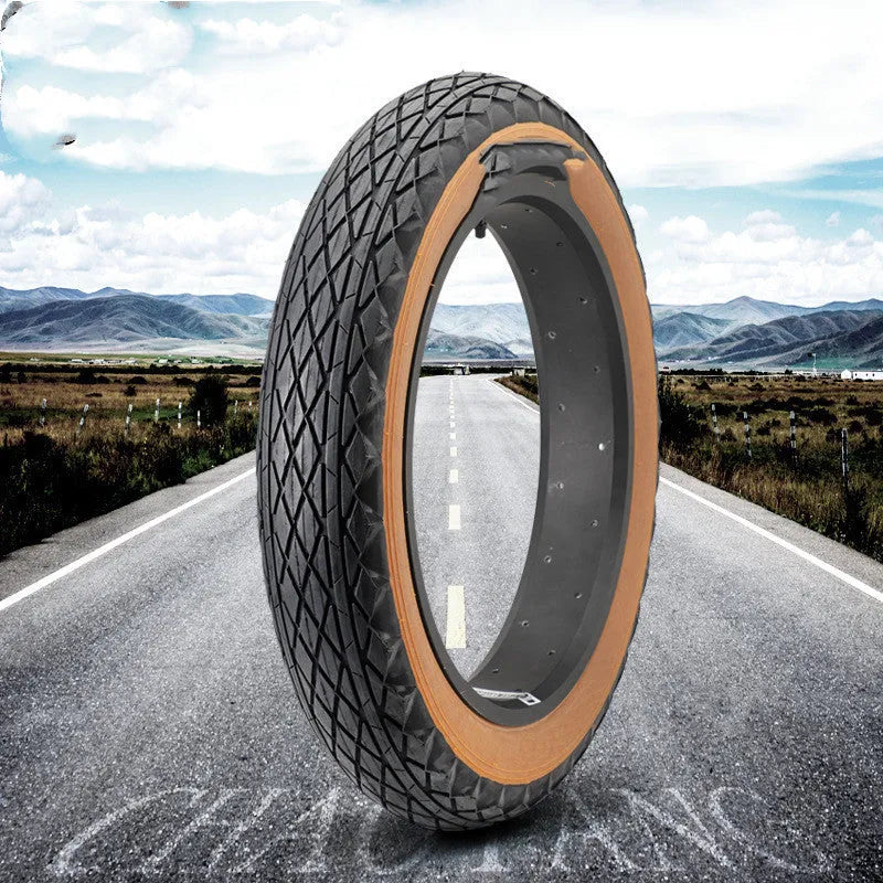 20x4.0 brown rubber tyre for snowmobile and electric beach car replacement