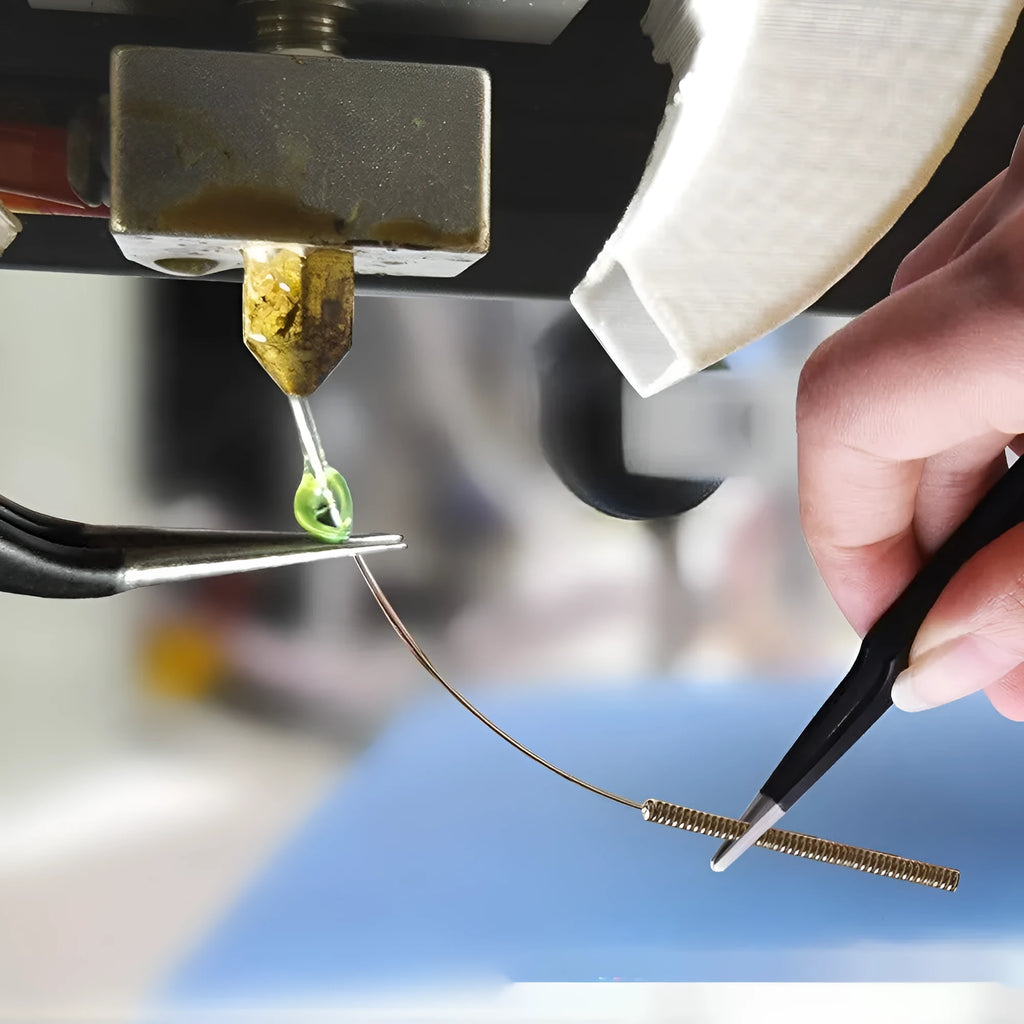 Brass MK8 3D printer nozzle and stainless steel cleaning pin kit for Ender 3