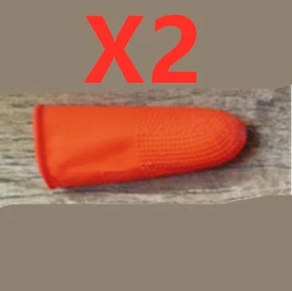 Silicone Finger Guard for Safe and Efficient Vegetable Harvesting with Sharp Curved Blade and Comfortable Grip