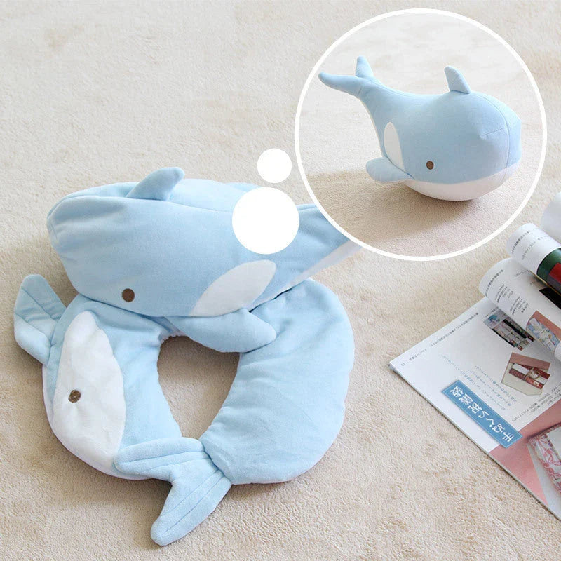 Cozy Penguin Neck Pillow with U-Shaped Design for Neck Pain Relief and Comfort