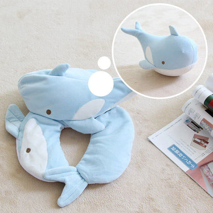 Cozy Penguin Neck Pillow with U-Shaped Design for Neck Pain Relief and Comfort
