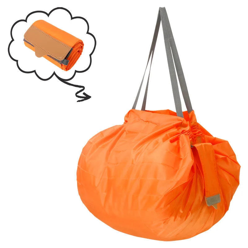 Dorathye Foldable Waterproof Shopping Bags in various colours, showcasing large capacity and eco-friendly design