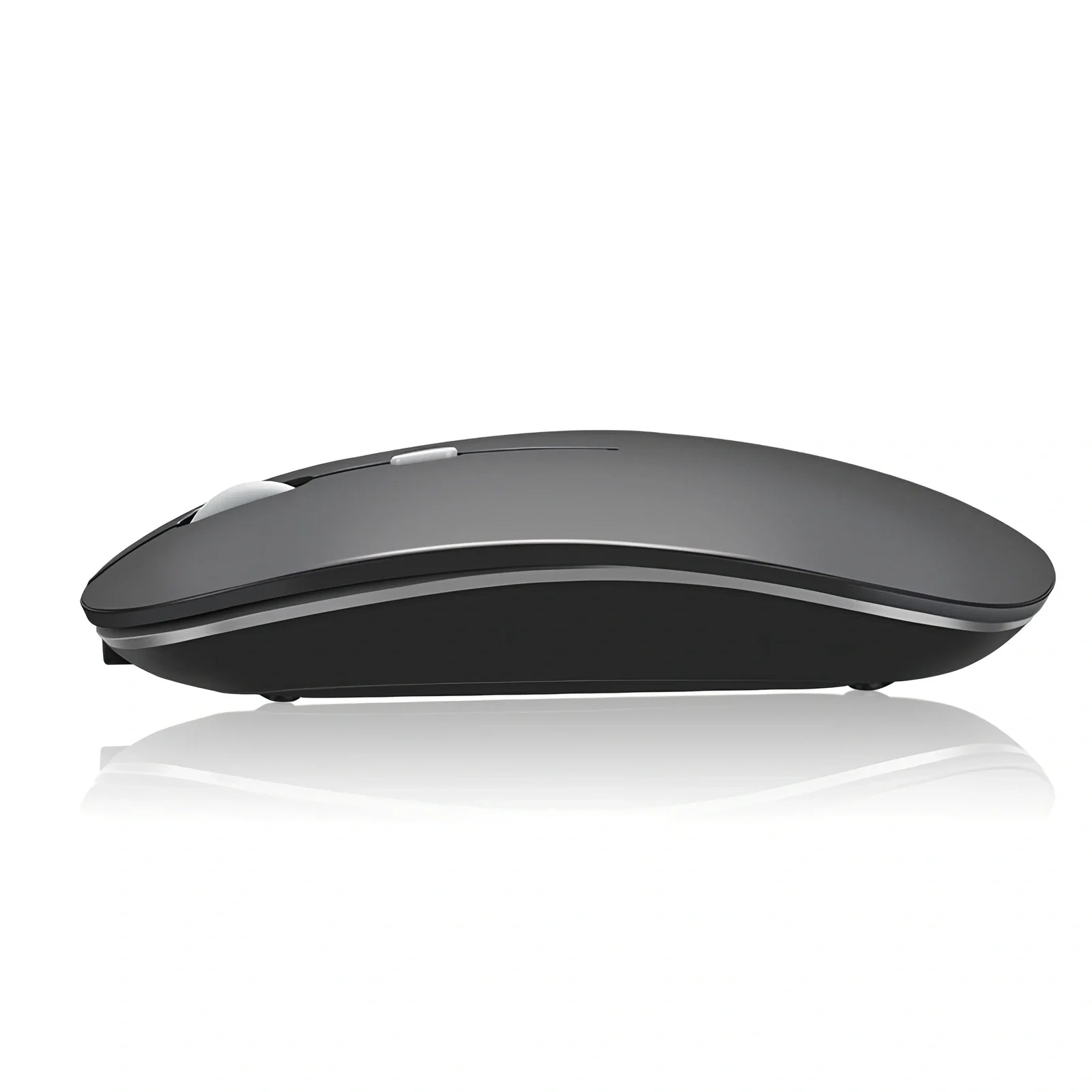 Wireless Bluetooth mouse for Apple devices with 1600 DPI resolution and rechargeable battery