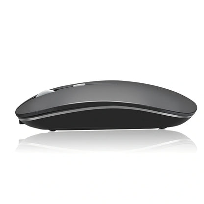 Wireless Bluetooth mouse for Apple devices with 1600 DPI resolution and rechargeable battery