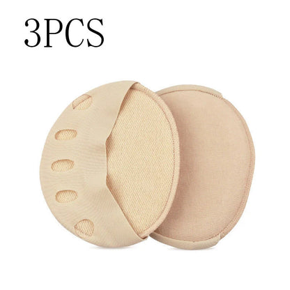 Invisible five finger socks with forefoot cushion pads for foot pain relief