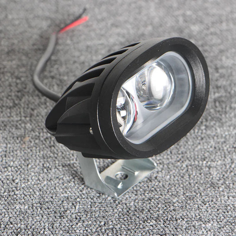 20W elliptical white LED spotlight with aluminium housing for truck forklift motorcycle auxiliary lighting