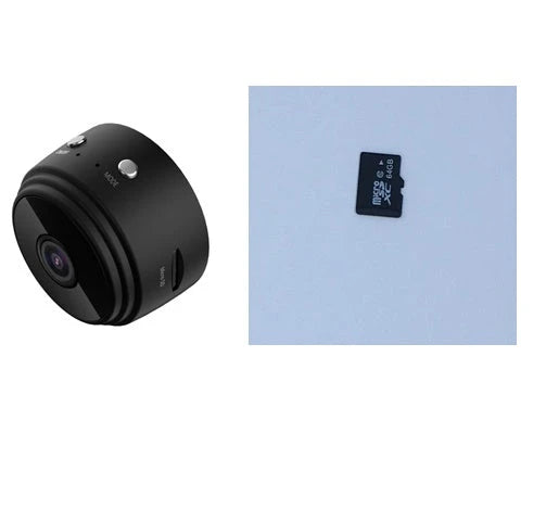 A9 WIFI wireless network camera with 1080P resolution in black