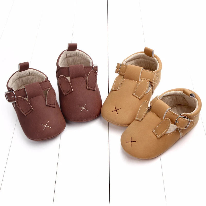 Cartoon animal baby shoes with non-slip soft bottom for spring and autumn wear