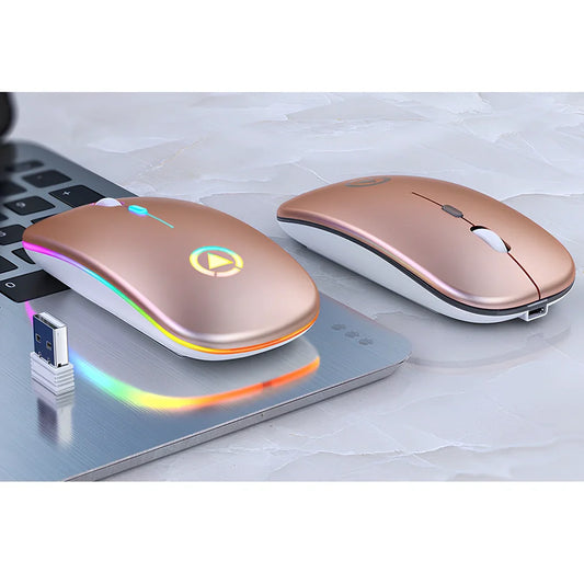 A2 wireless charging Bluetooth mouse in matte black with 1600 DPI sensor and 10m range