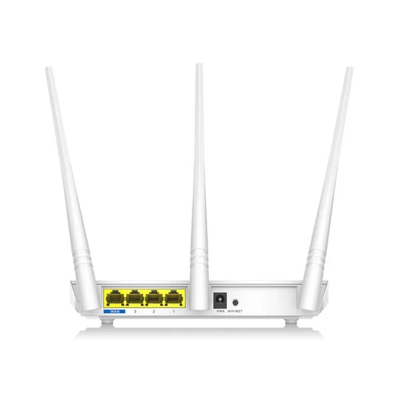 White US-style dual-band wireless router for 2.4GHz and 5GHz Wi-Fi.