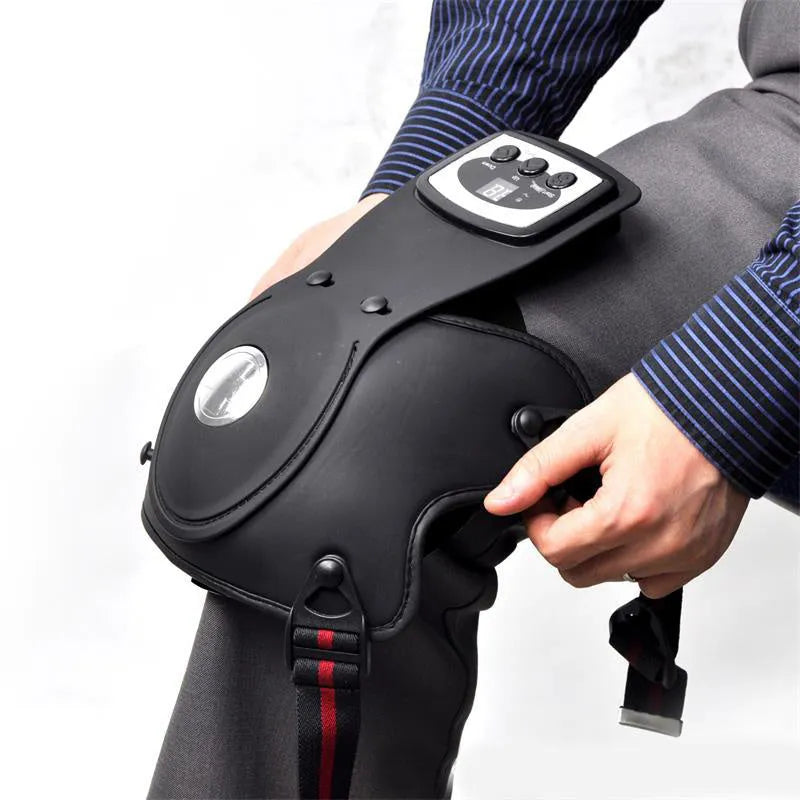 Infrared knee and shoulder massager unit with separate pads and power adapter