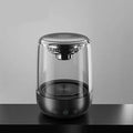 C7 portable Bluetooth speaker with powerful bass and variable color LED light in black