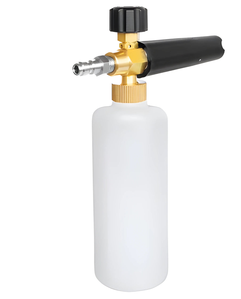 High-pressure foam gun with 1 litre foam pot for car washing