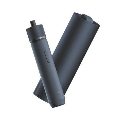 Compact cordless hand drill with LED light and rechargeable battery