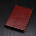 A5 business notepad with colour-changing PU cover and Dowling paper in black, brown red, brown yellow, dark blue, grey options